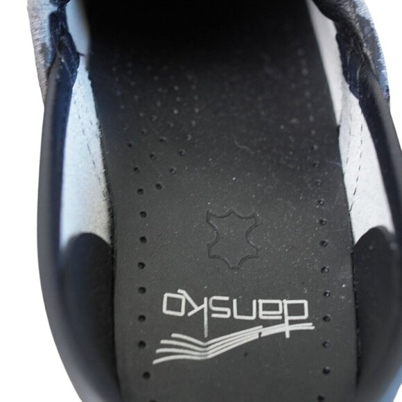 Dansko Clogs Professional Slip-On Womens Size 37 EU 6.5-7 US Metallic Gold Snake - Picture 5 of 11